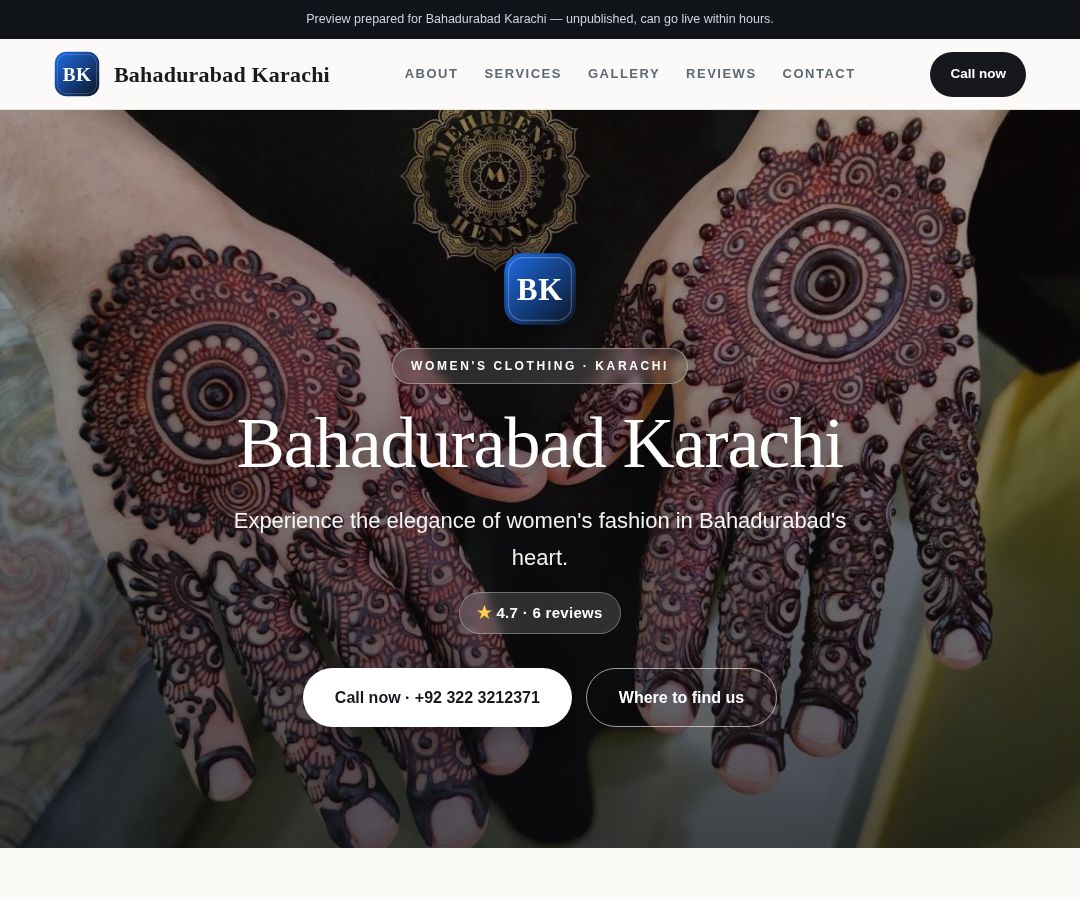 Bahadurabad Karachi