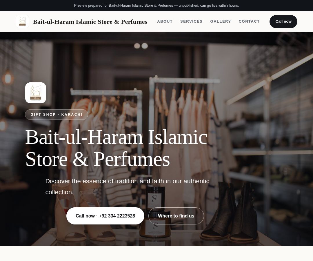 Bait-ul-Haram Islamic Store & Perfumes