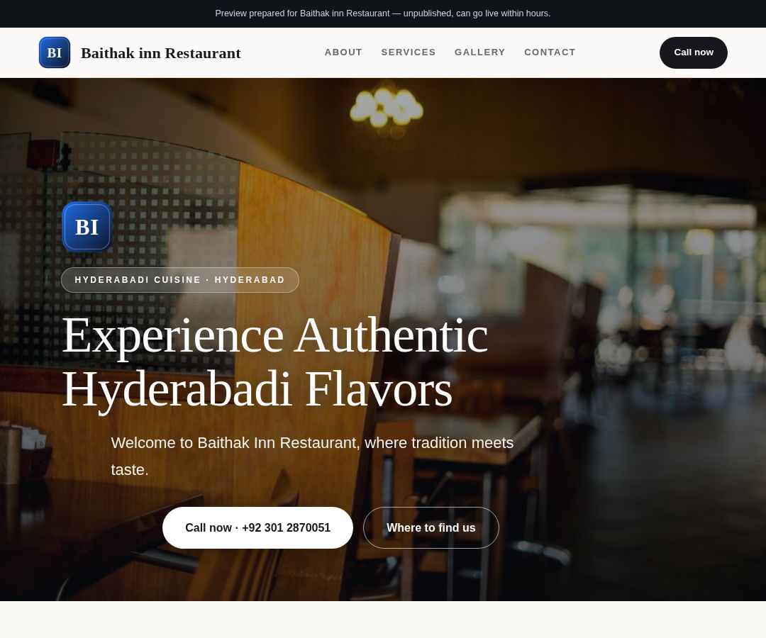 Baithak inn Restaurant