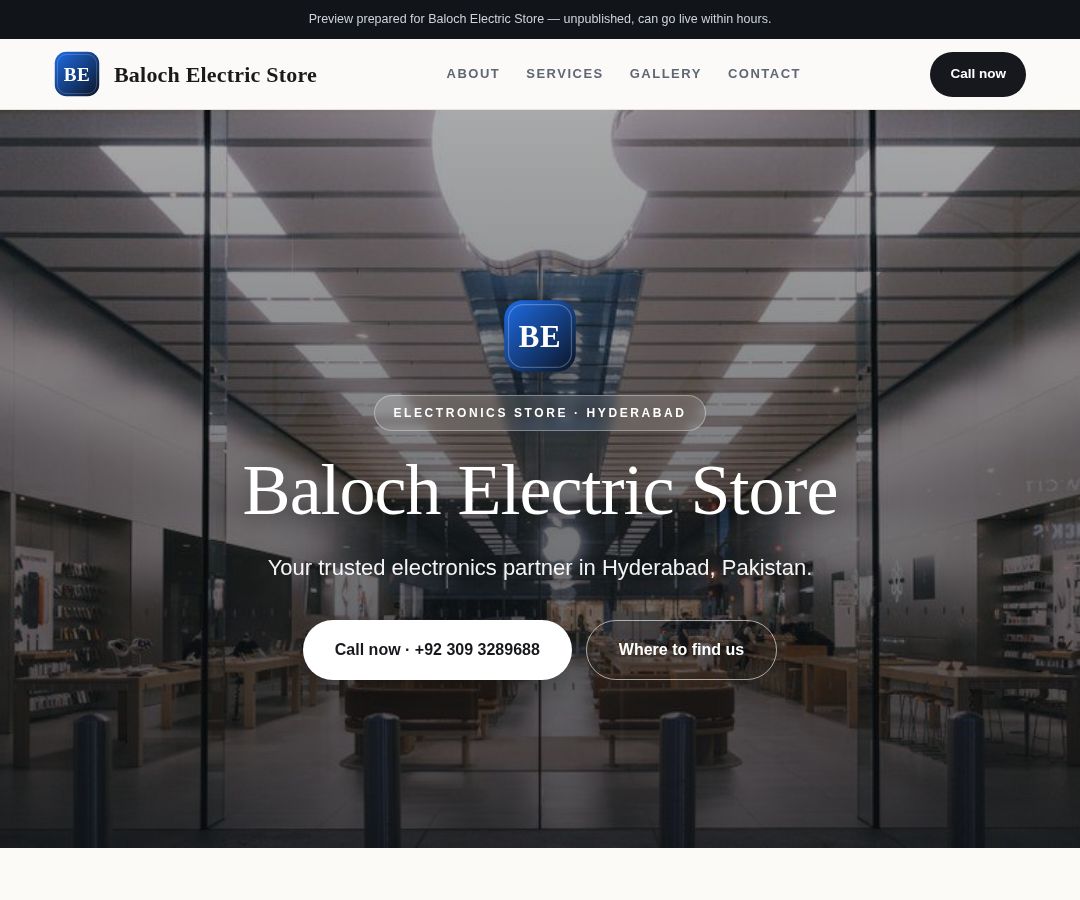 Baloch Electric Store