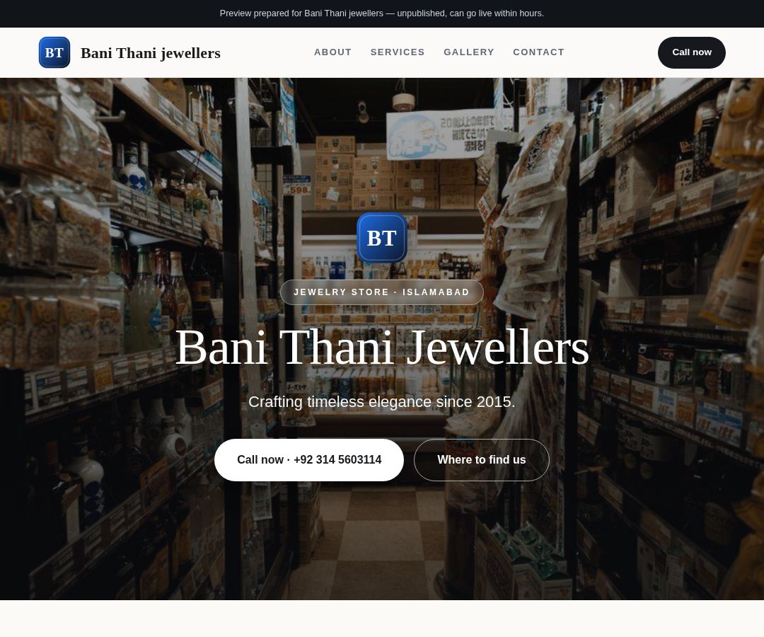 Bani Thani jewellers