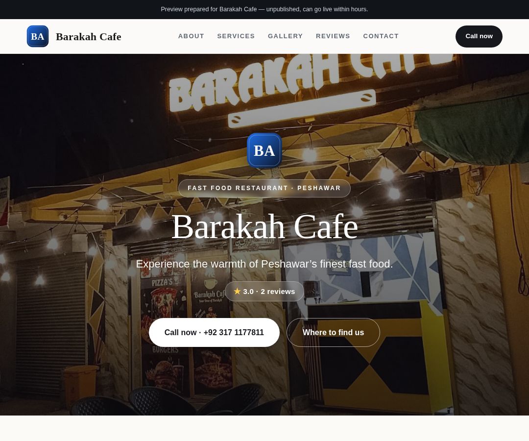 Barakah Cafe