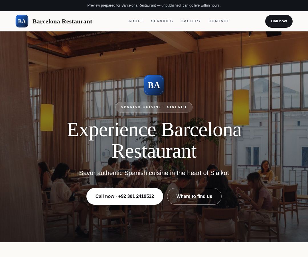 Barcelona Restaurant