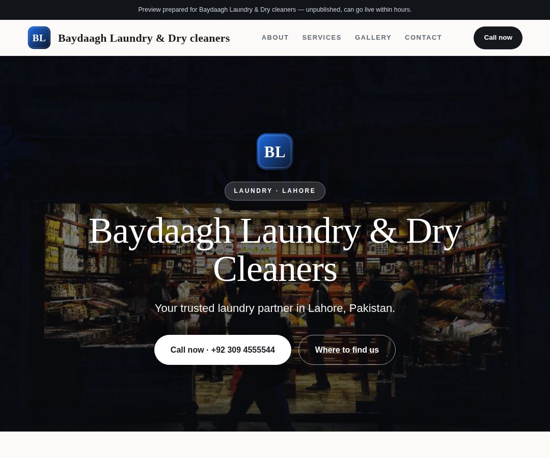 Baydaagh Laundry & Dry cleaners
