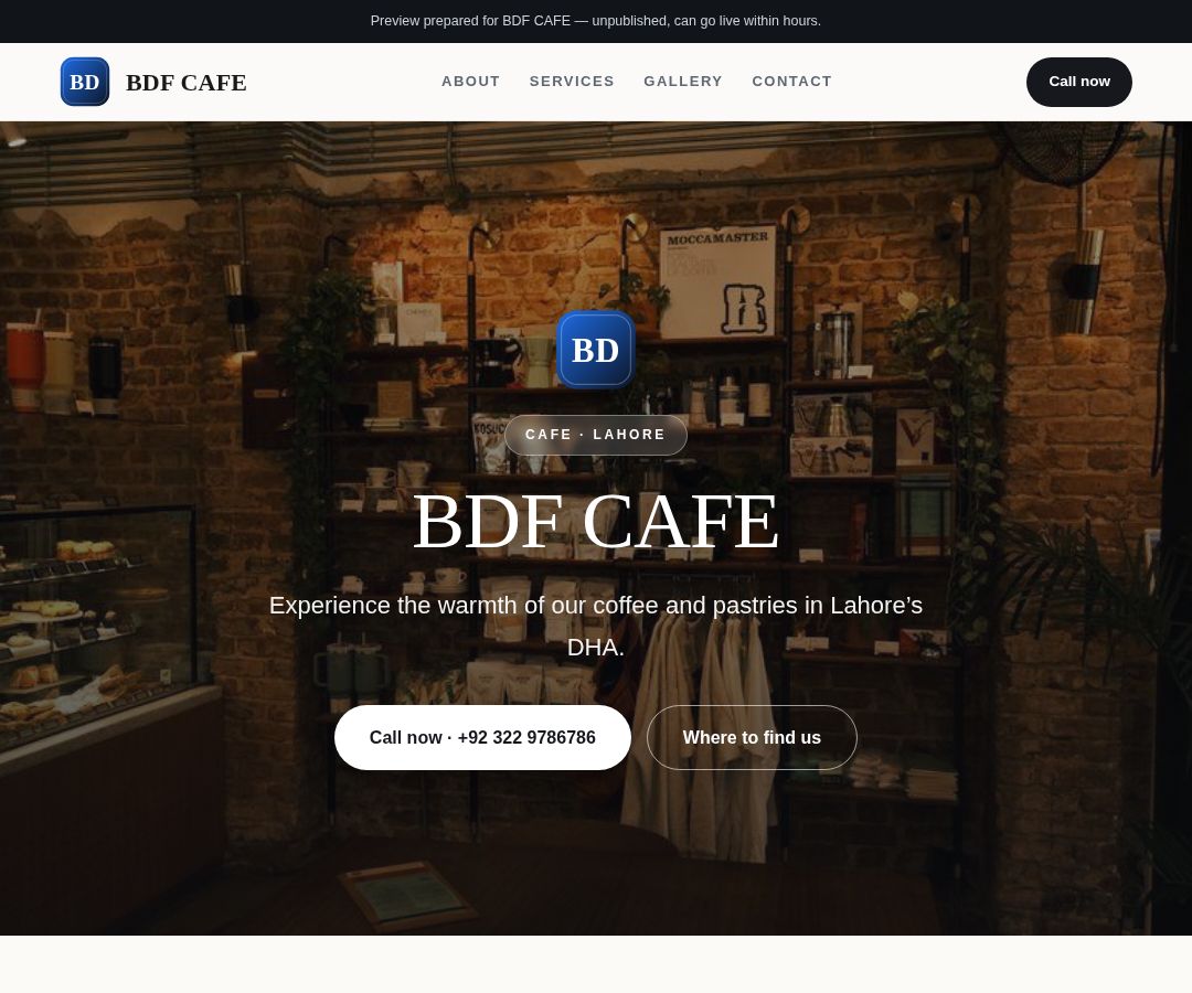 BDF CAFE