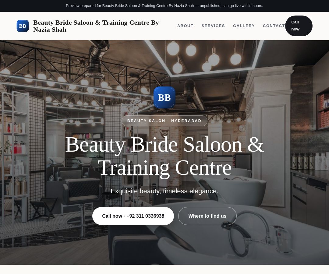 Beauty Bride Saloon & Training Centre By Nazia Shah