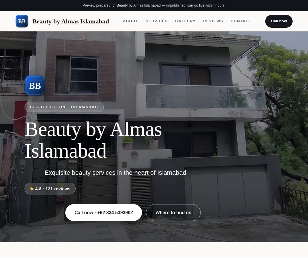 Beauty by Almas Islamabad