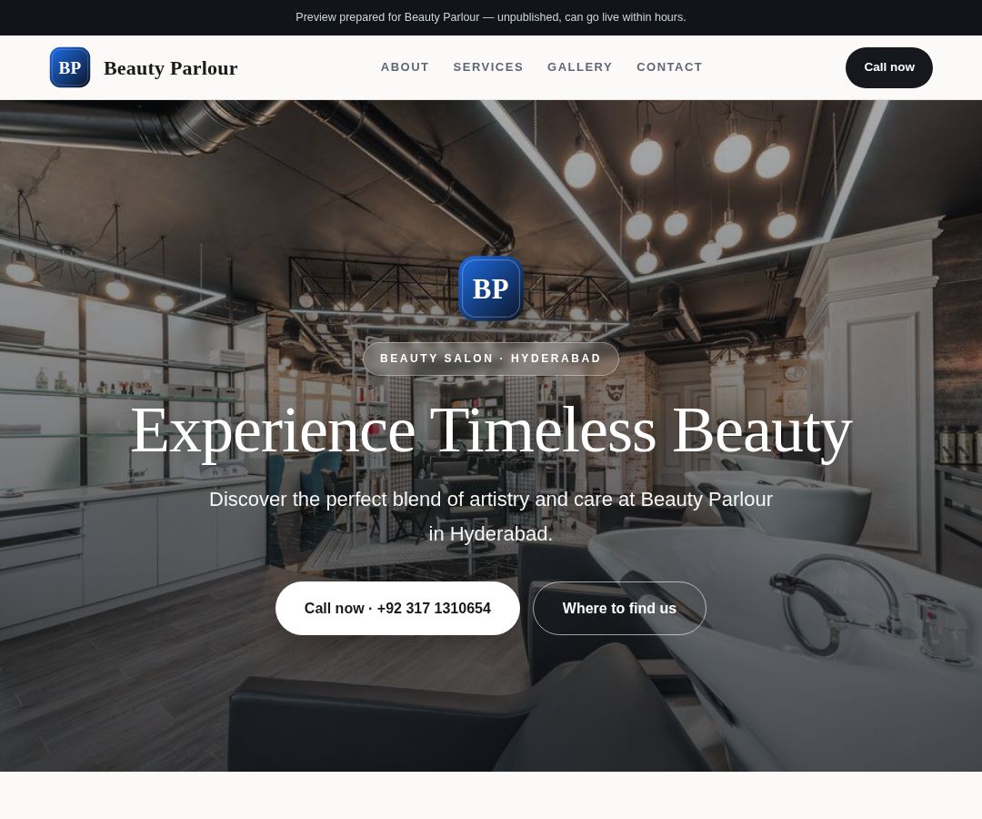 Beauty Parlour