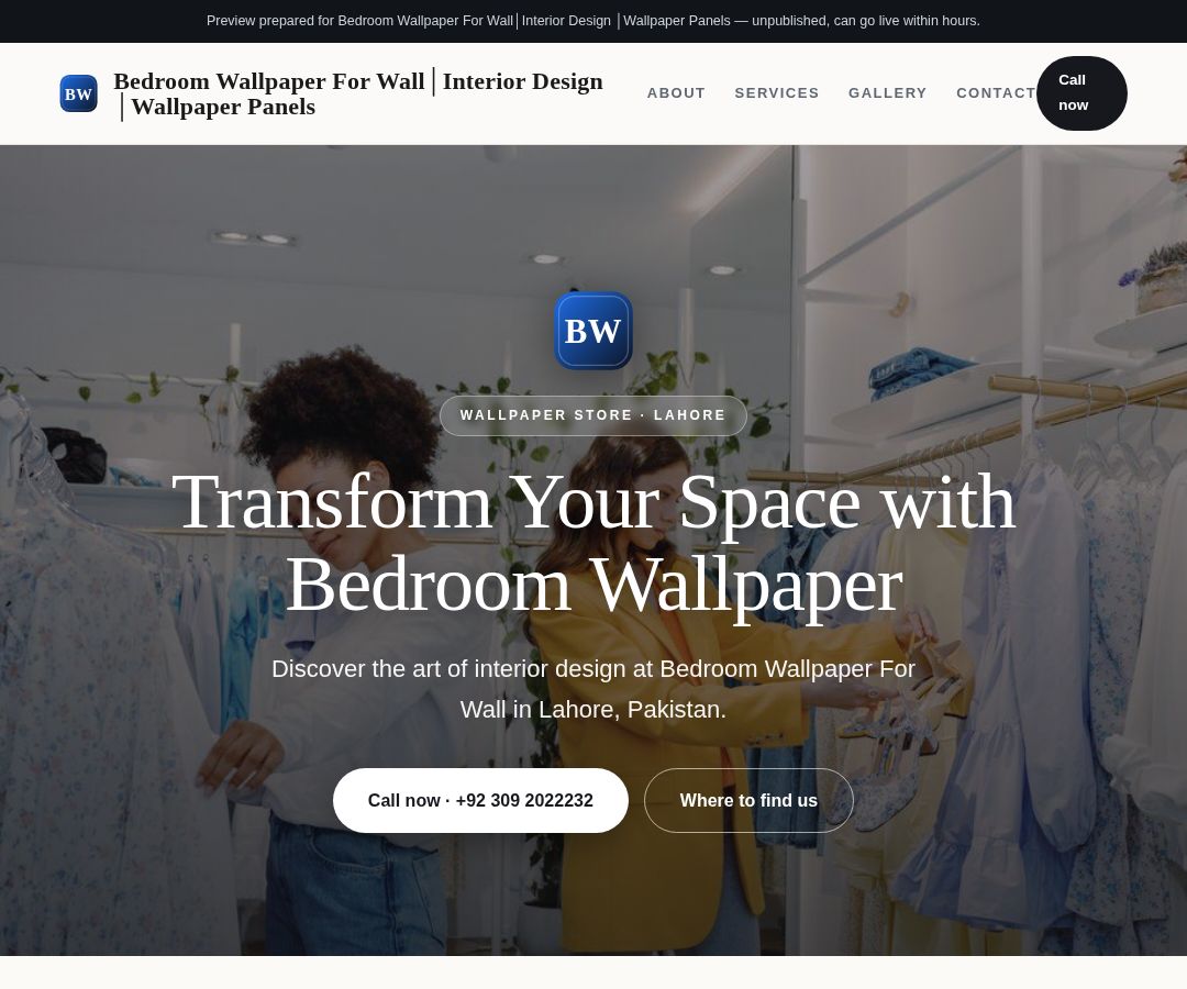 Bedroom Wallpaper For Wall│Interior Design │Wallpaper Panels