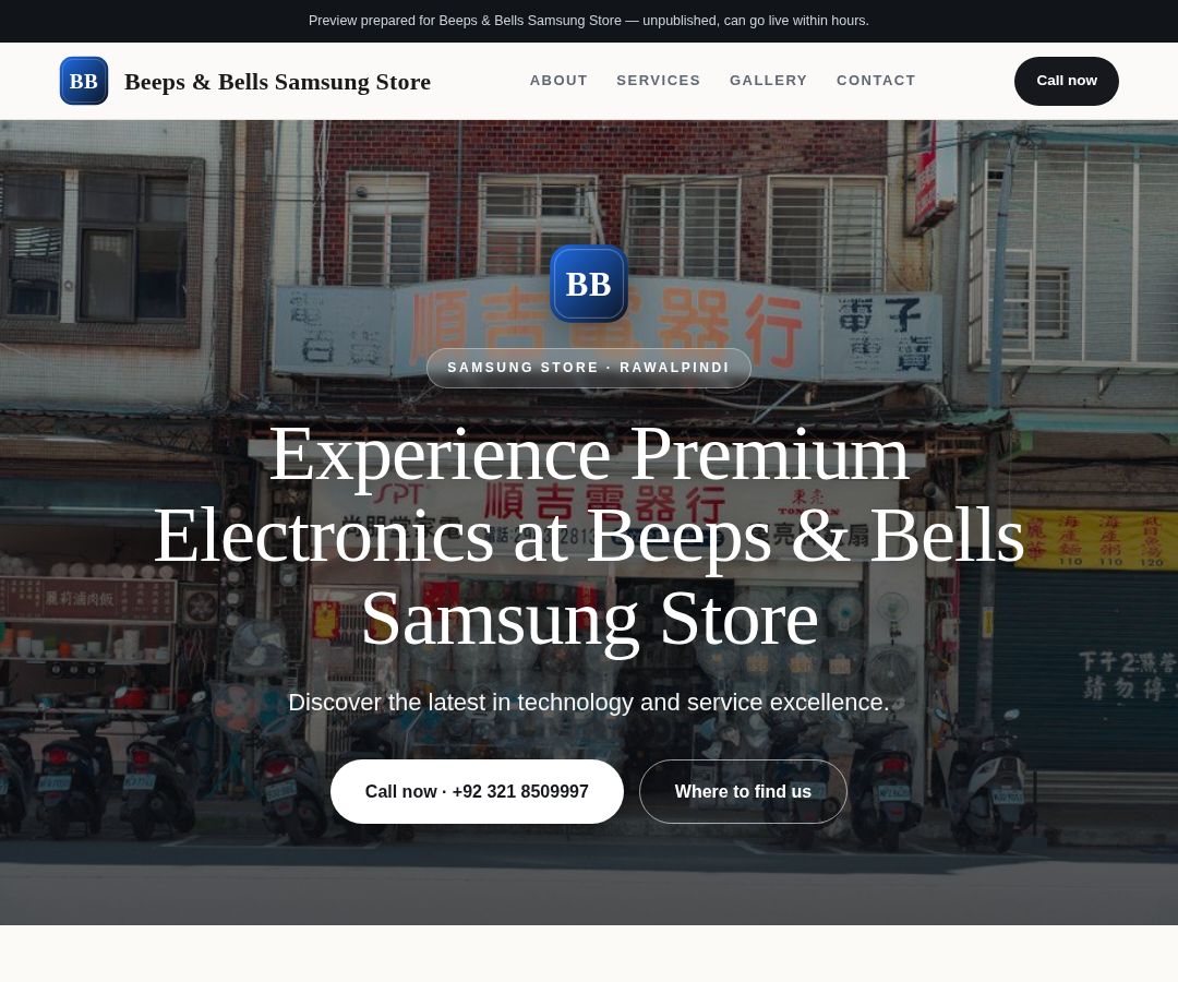 Beeps & Bells Samsung Store