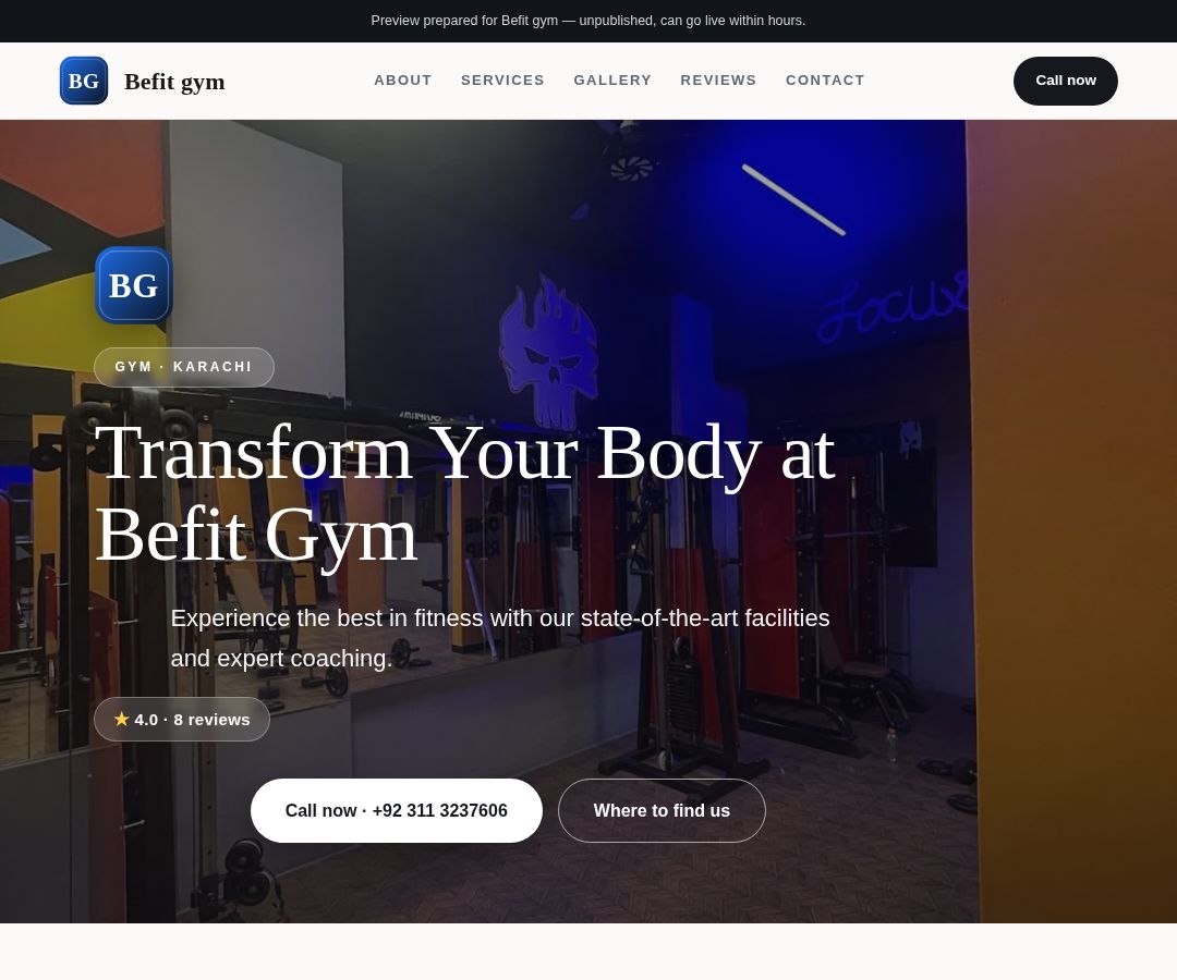 Befit gym