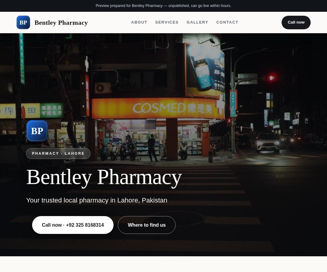 Bentley Pharmacy