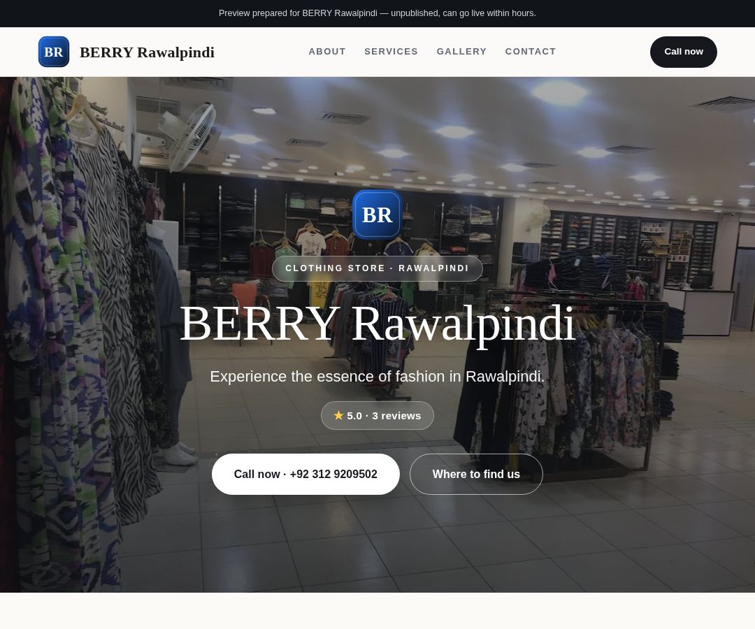 BERRY Rawalpindi