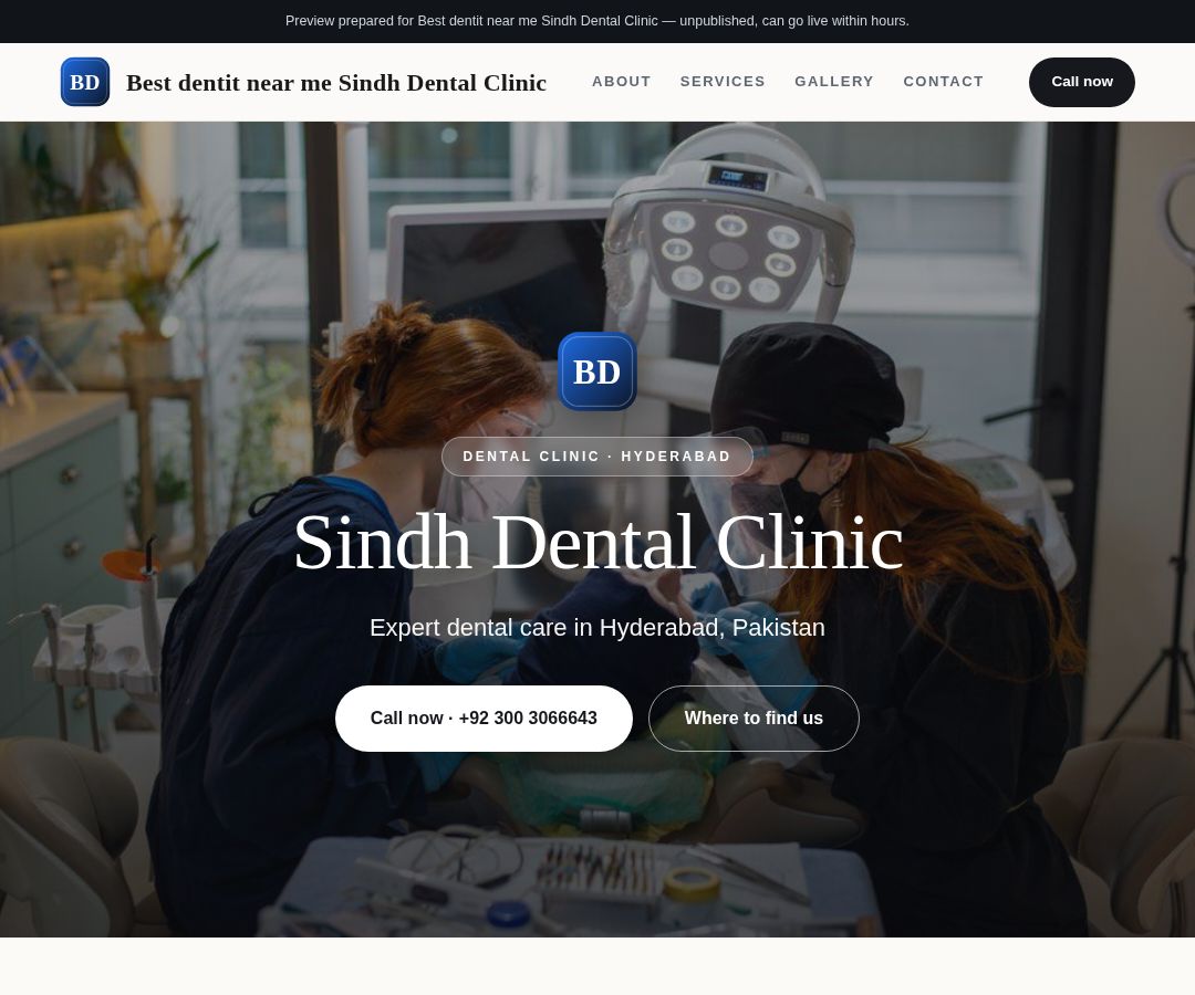 Best dentit near me Sindh Dental Clinic