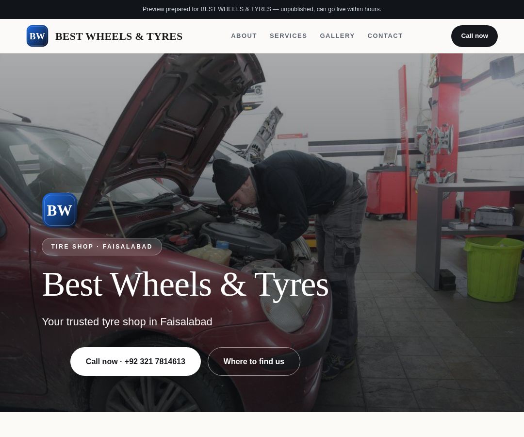 BEST WHEELS & TYRES