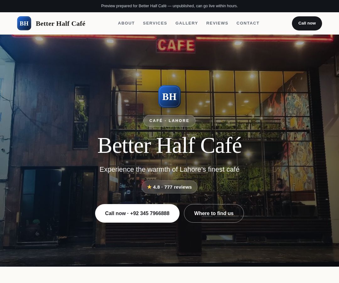 Better Half Café