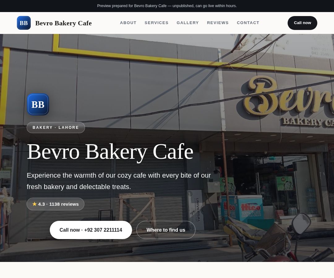 Bevro Bakery Cafe
