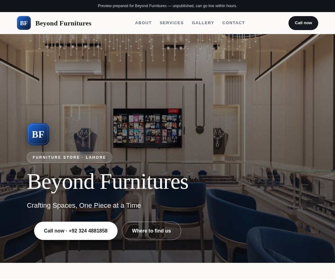 Beyond Furnitures