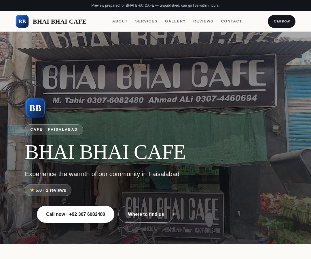 BHAI BHAI CAFE