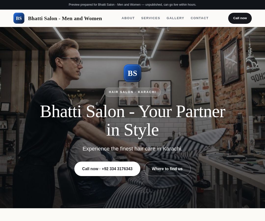 Bhatti Salon - Men and Women