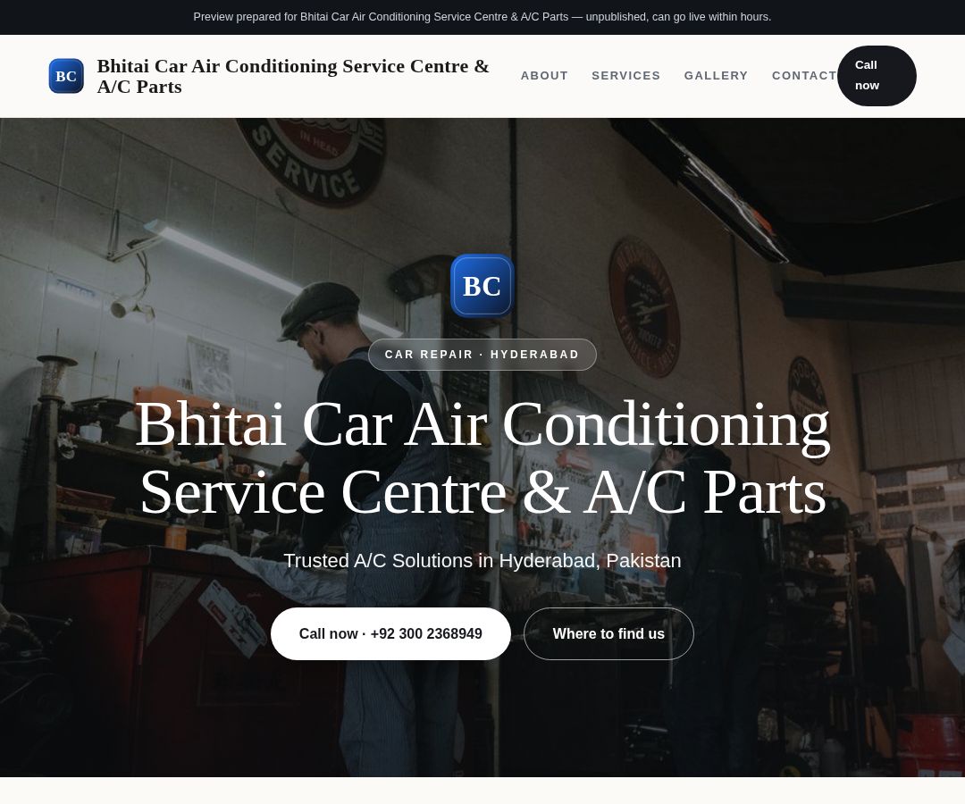 Bhitai Car Air Conditioning Service Centre & A/C Parts