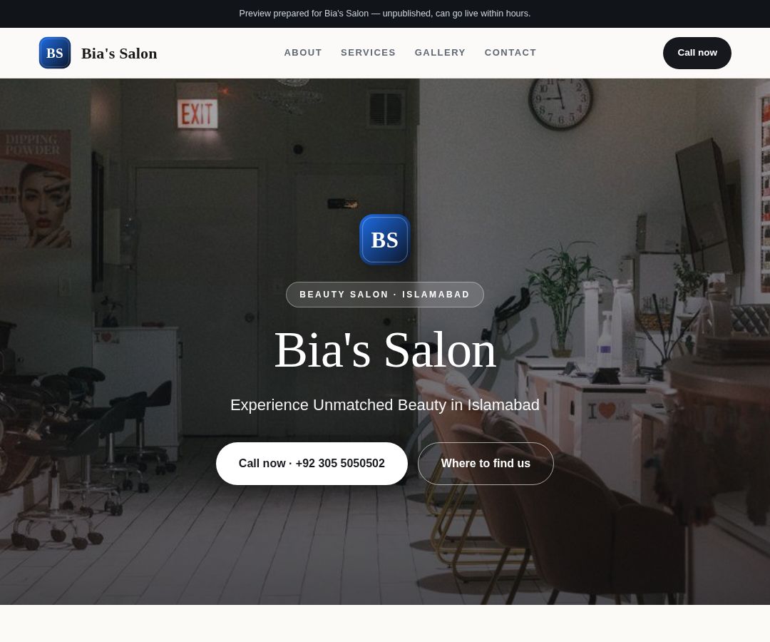 Bia's Salon