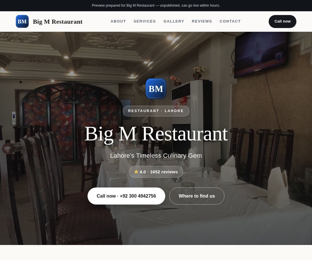 Big M Restaurant