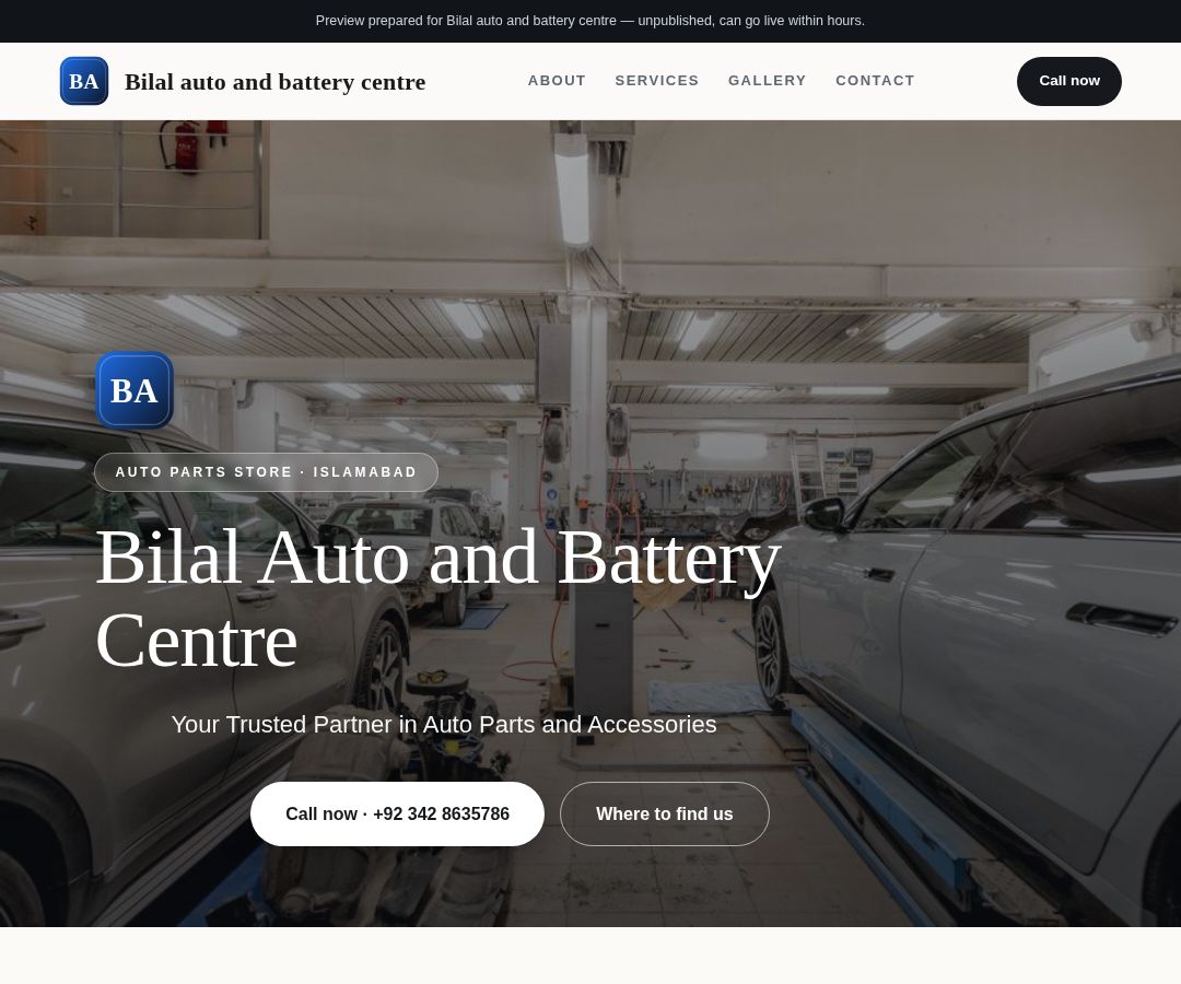 Bilal auto and battery centre