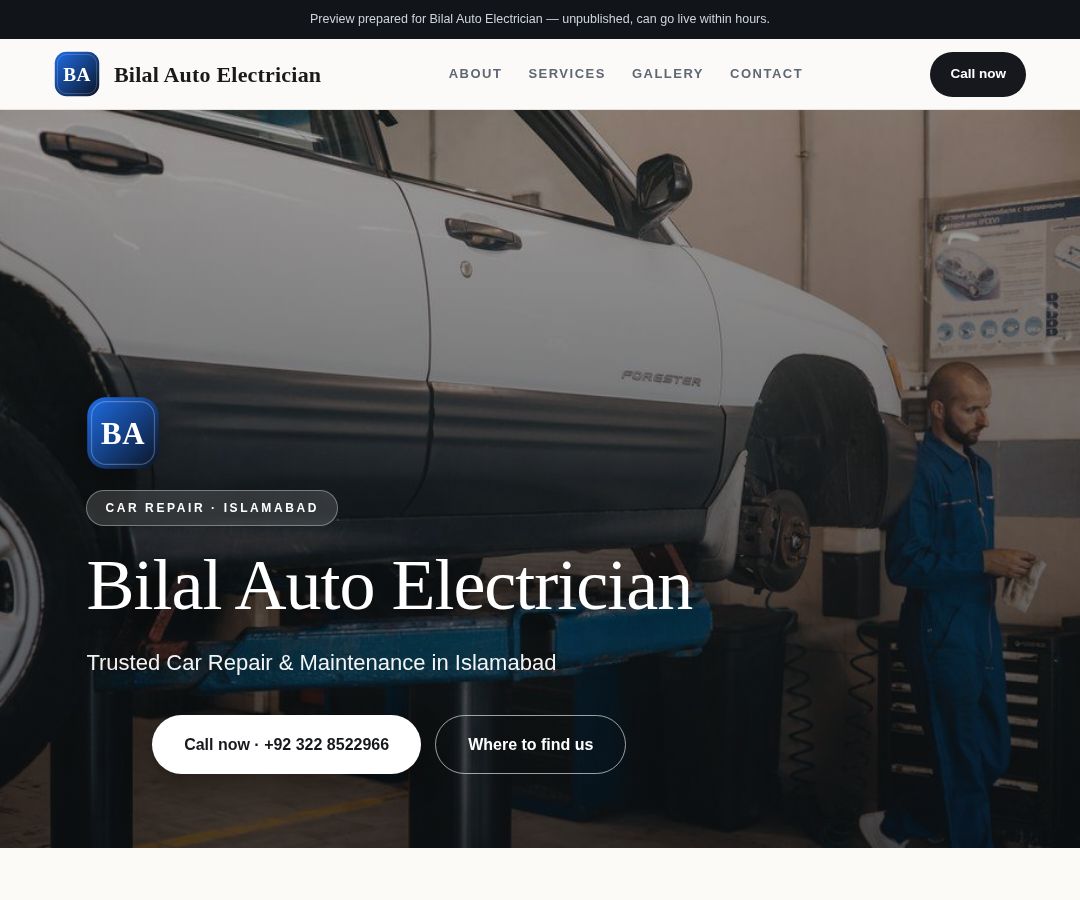 Bilal Auto Electrician