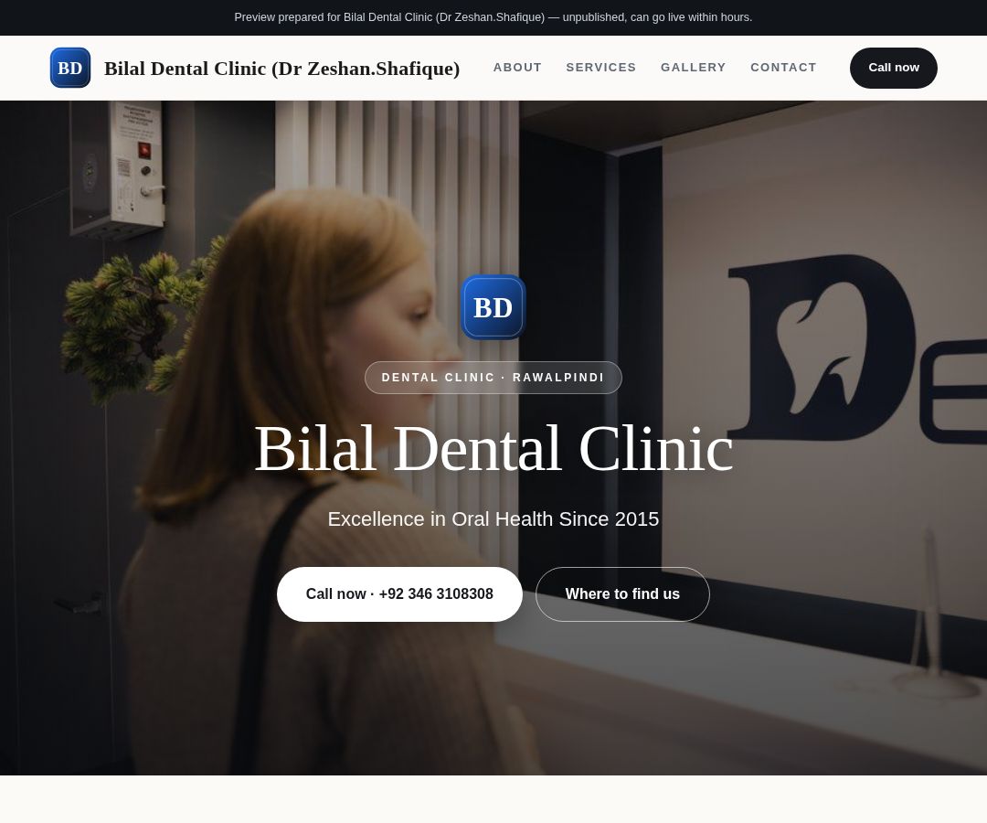 Bilal Dental Clinic (Dr Zeshan.Shafique)