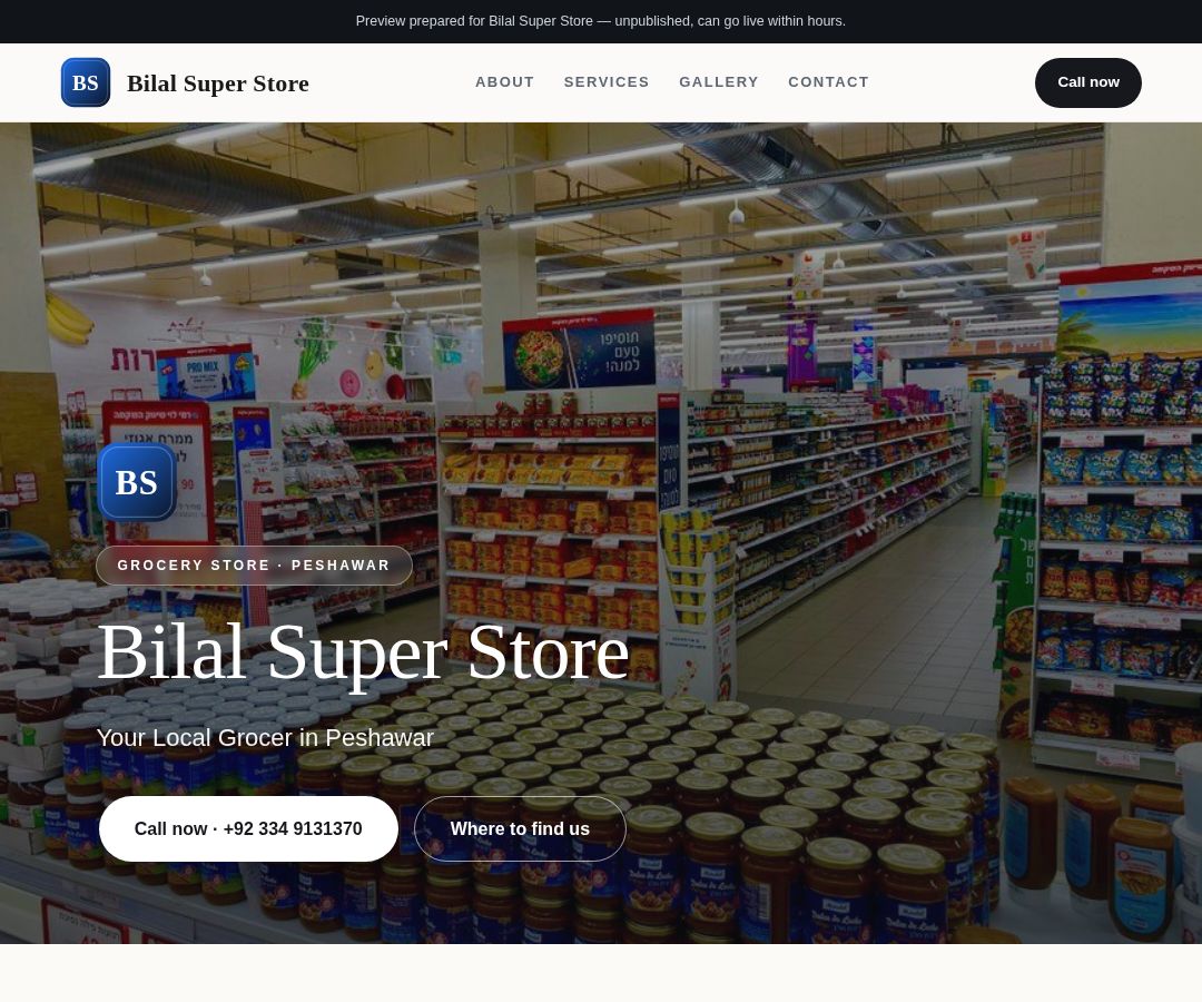 Bilal Super Store