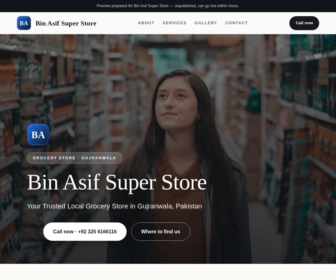 Bin Asif Super Store