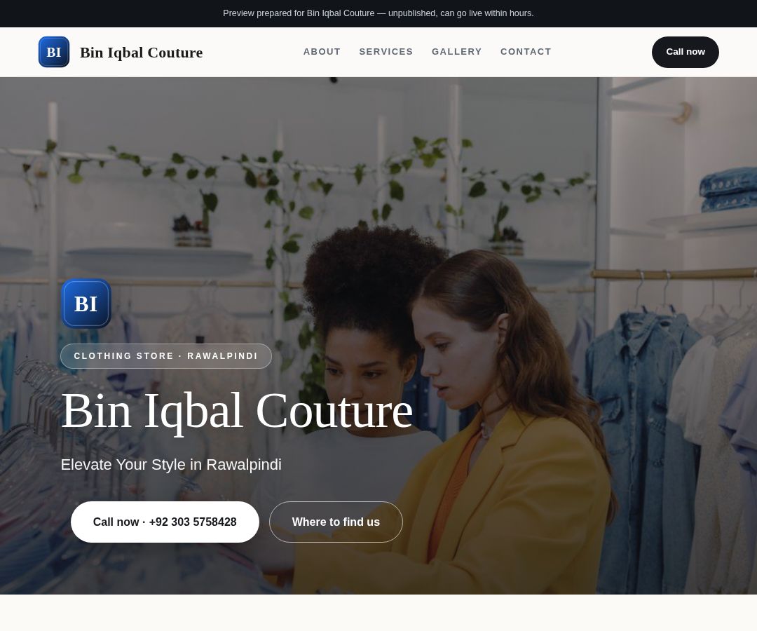 Bin Iqbal Couture