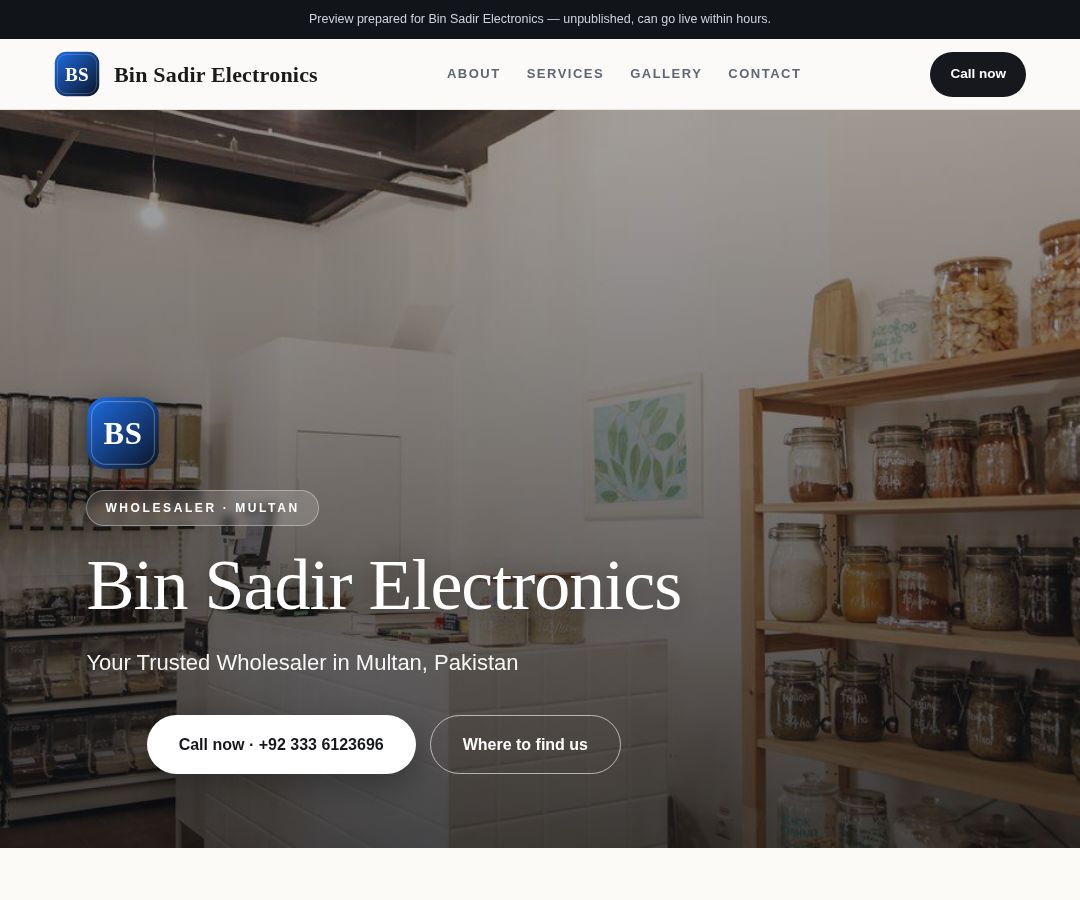 Bin Sadir Electronics