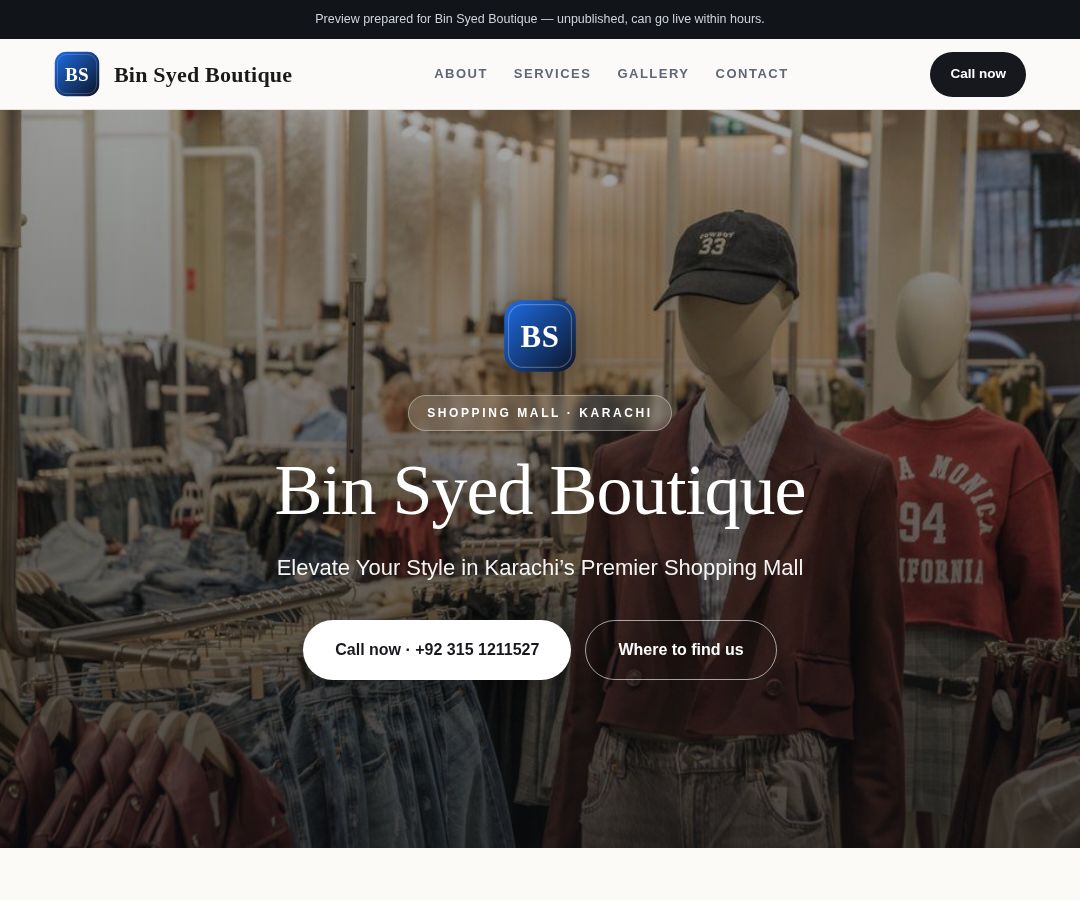 Bin Syed Boutique