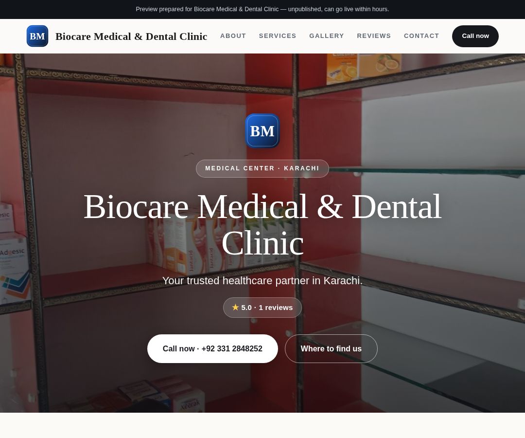 Biocare Medical & Dental Clinic