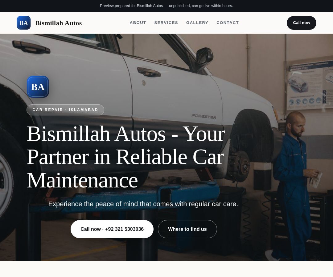 Bismillah Autos