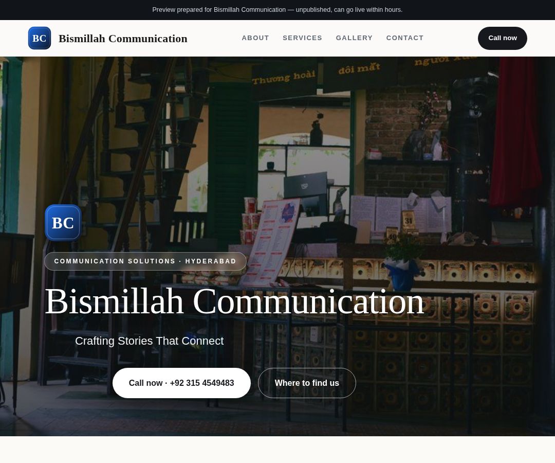Bismillah Communication