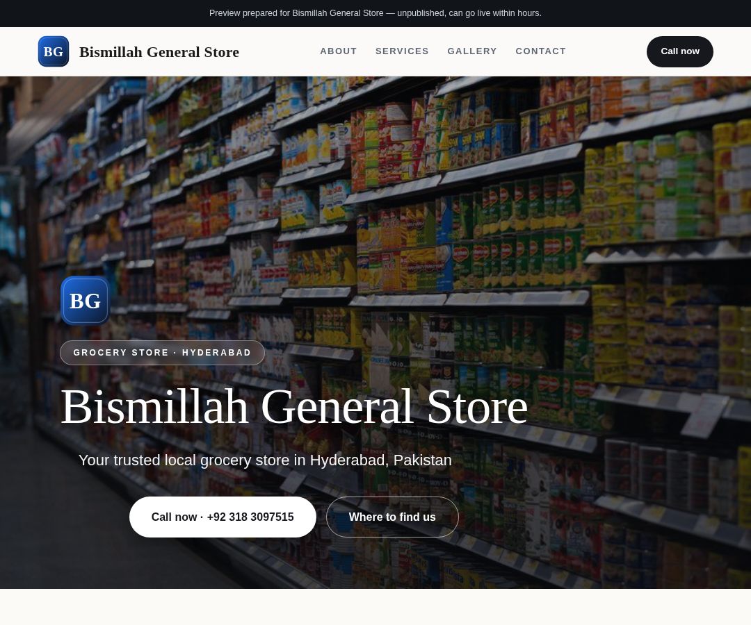 Bismillah General Store
