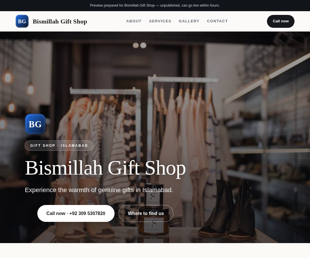 Bismillah Gift Shop