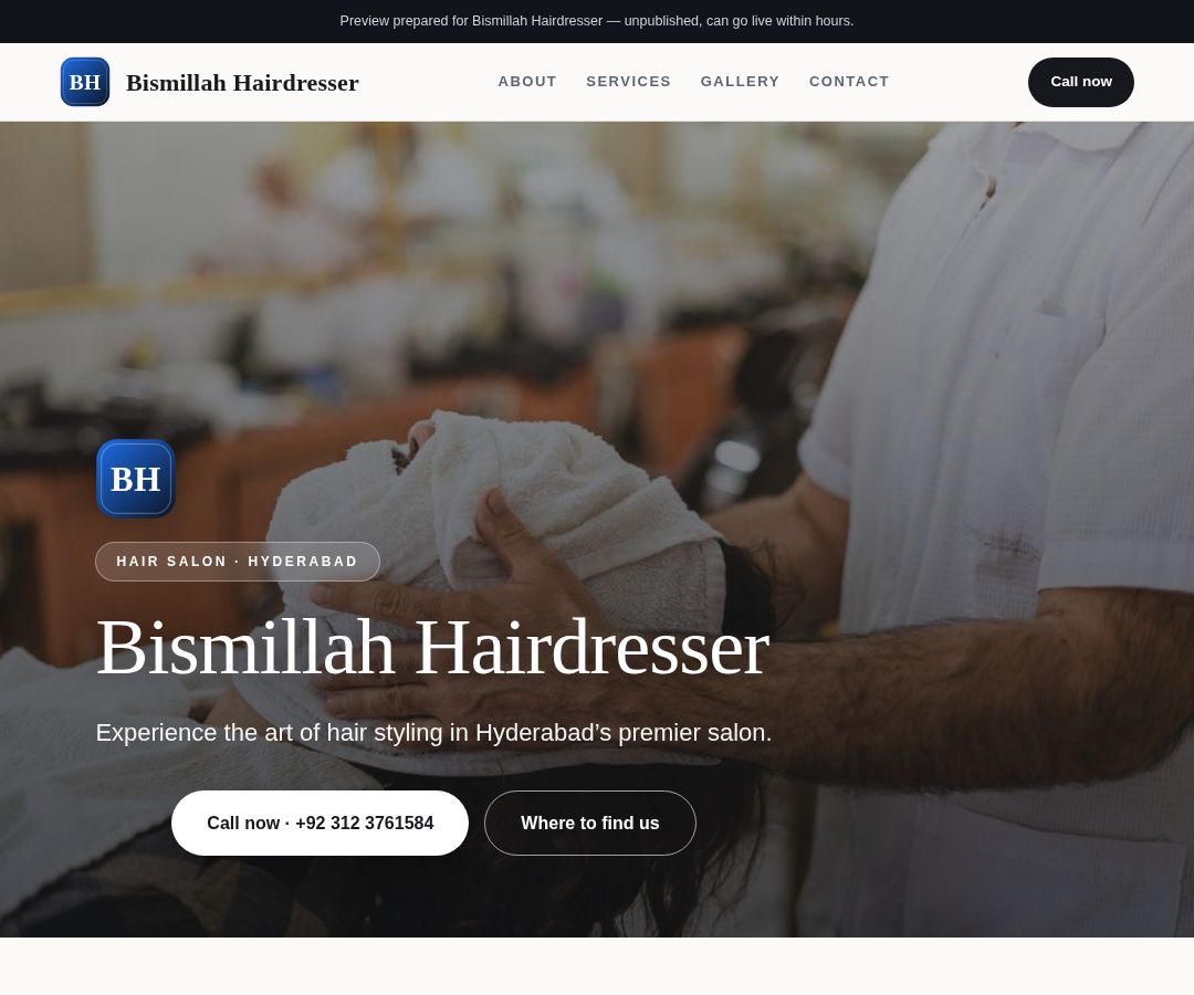 Bismillah Hairdresser