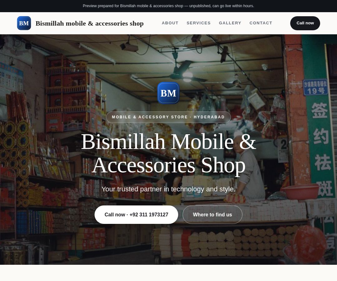 Bismillah mobile & accessories shop