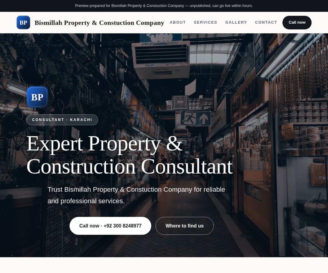 Bismillah Property & Constuction Company