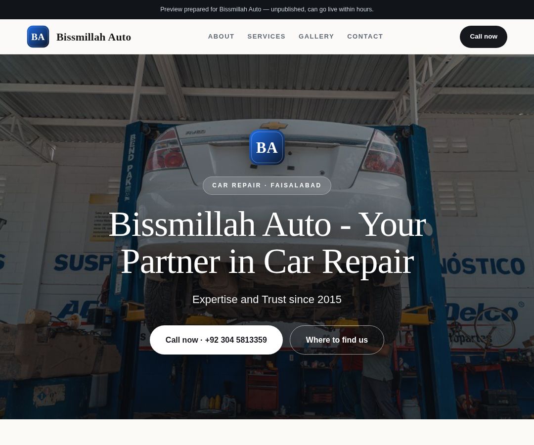 Bissmillah Auto