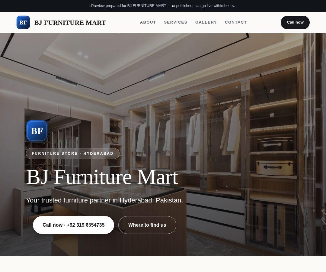 BJ FURNITURE MART