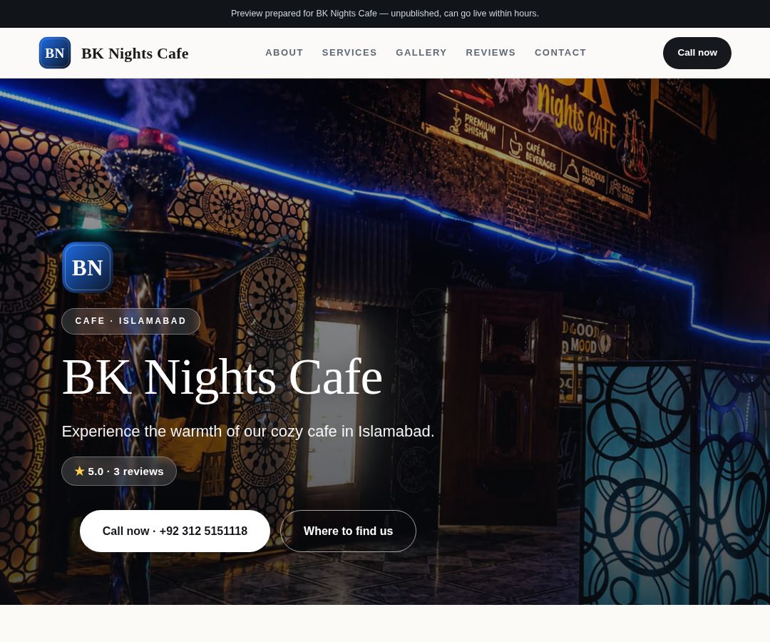 BK Nights Cafe