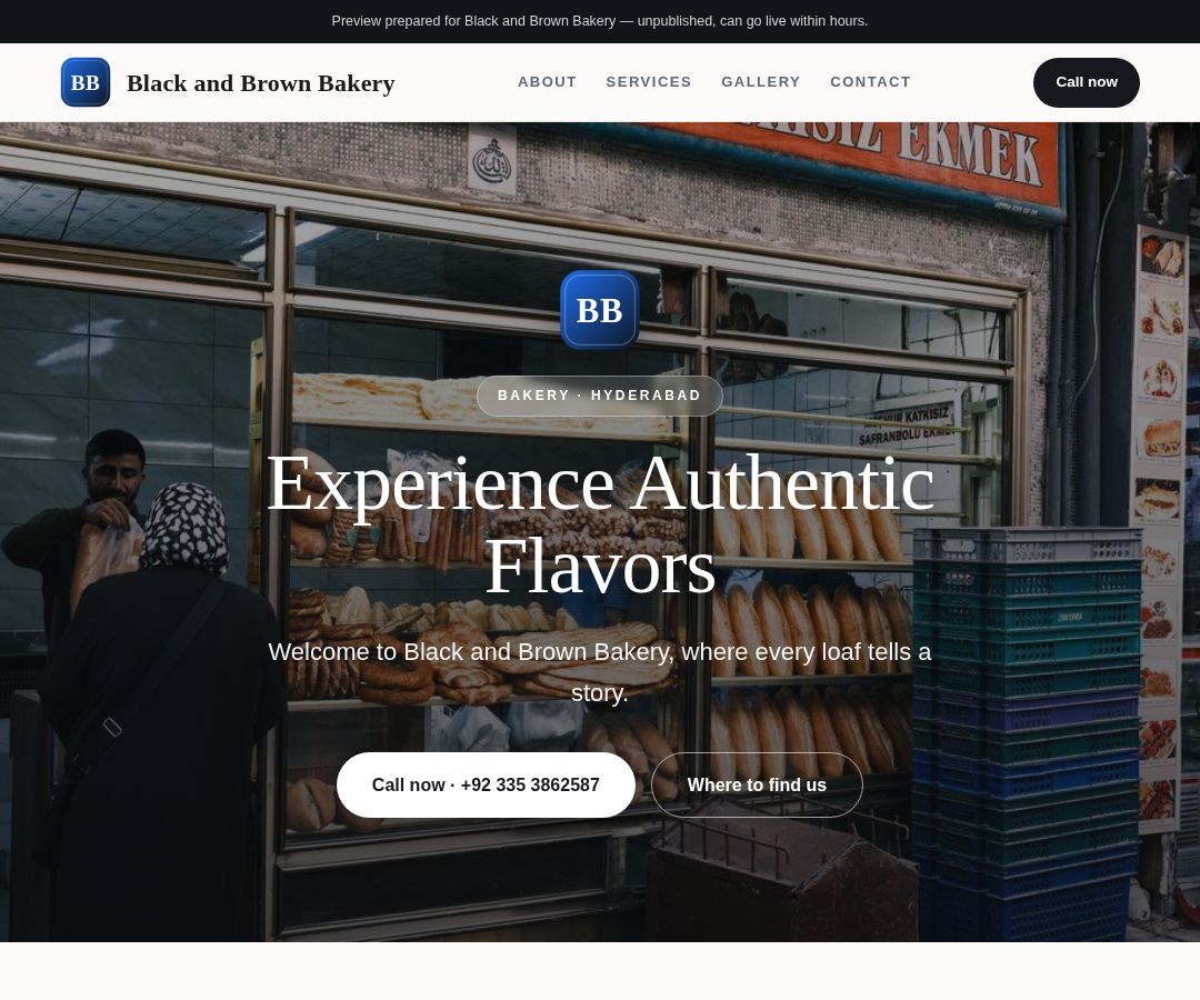 Black and Brown Bakery