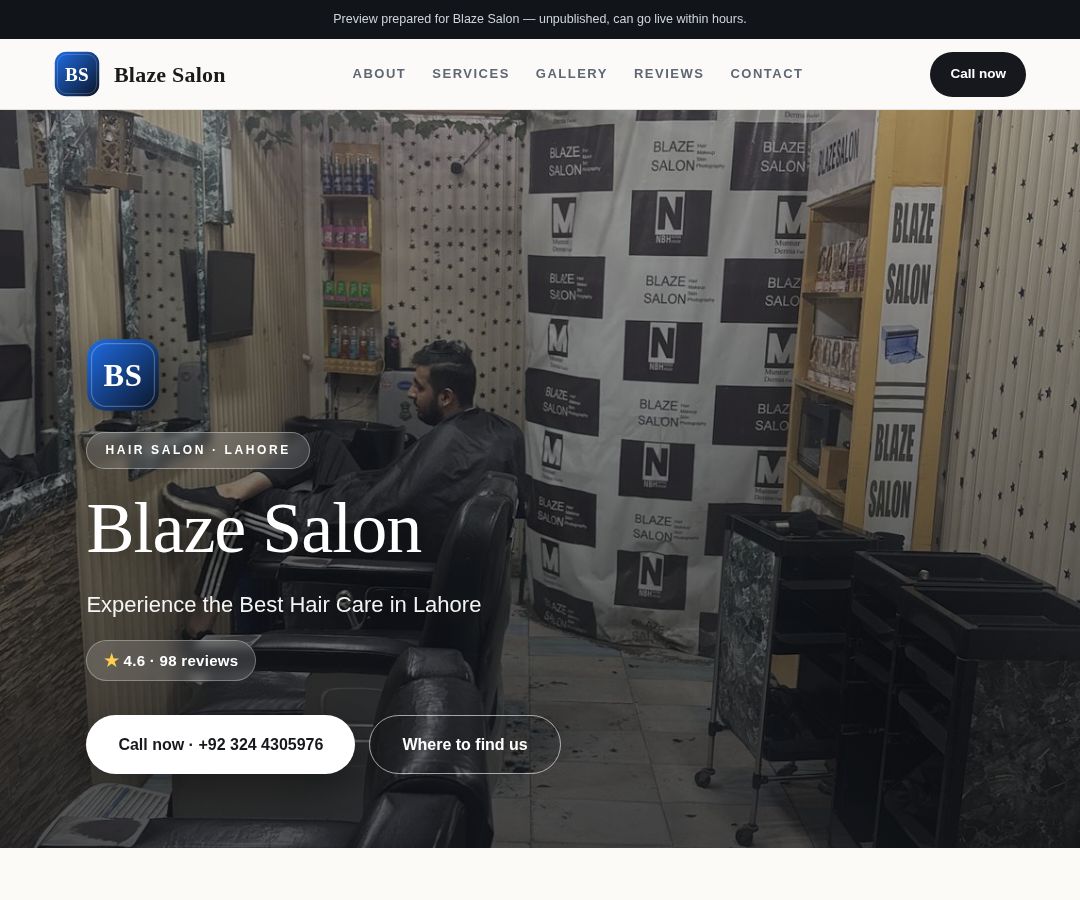 Blaze Salon