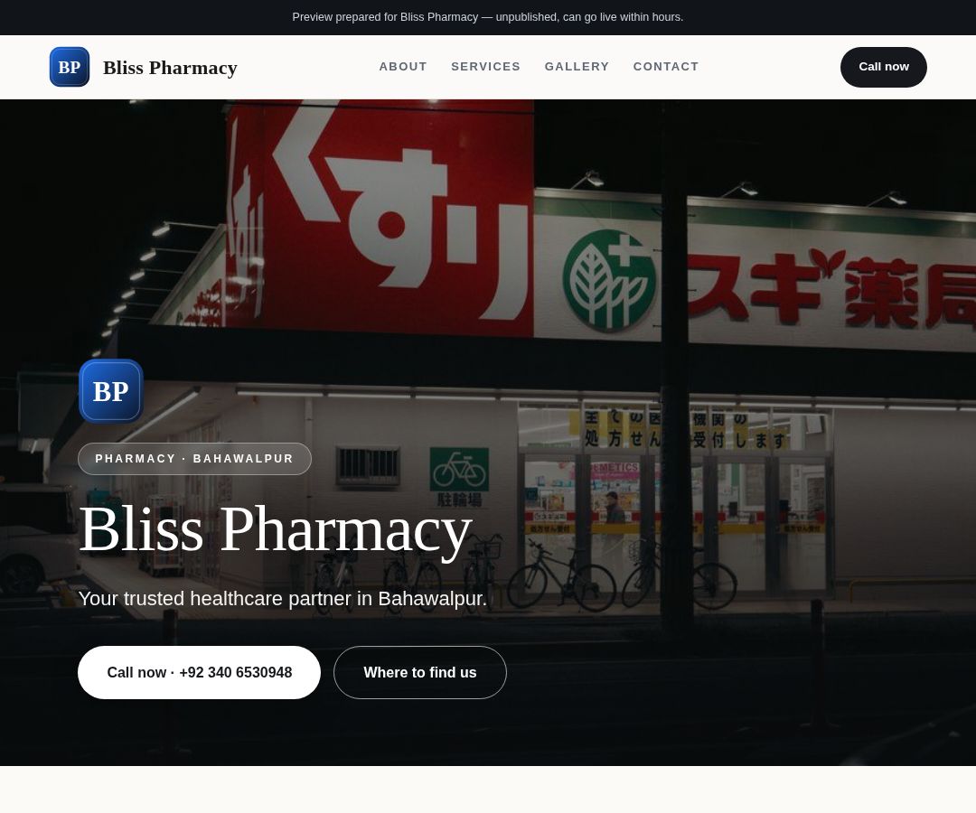 Bliss Pharmacy