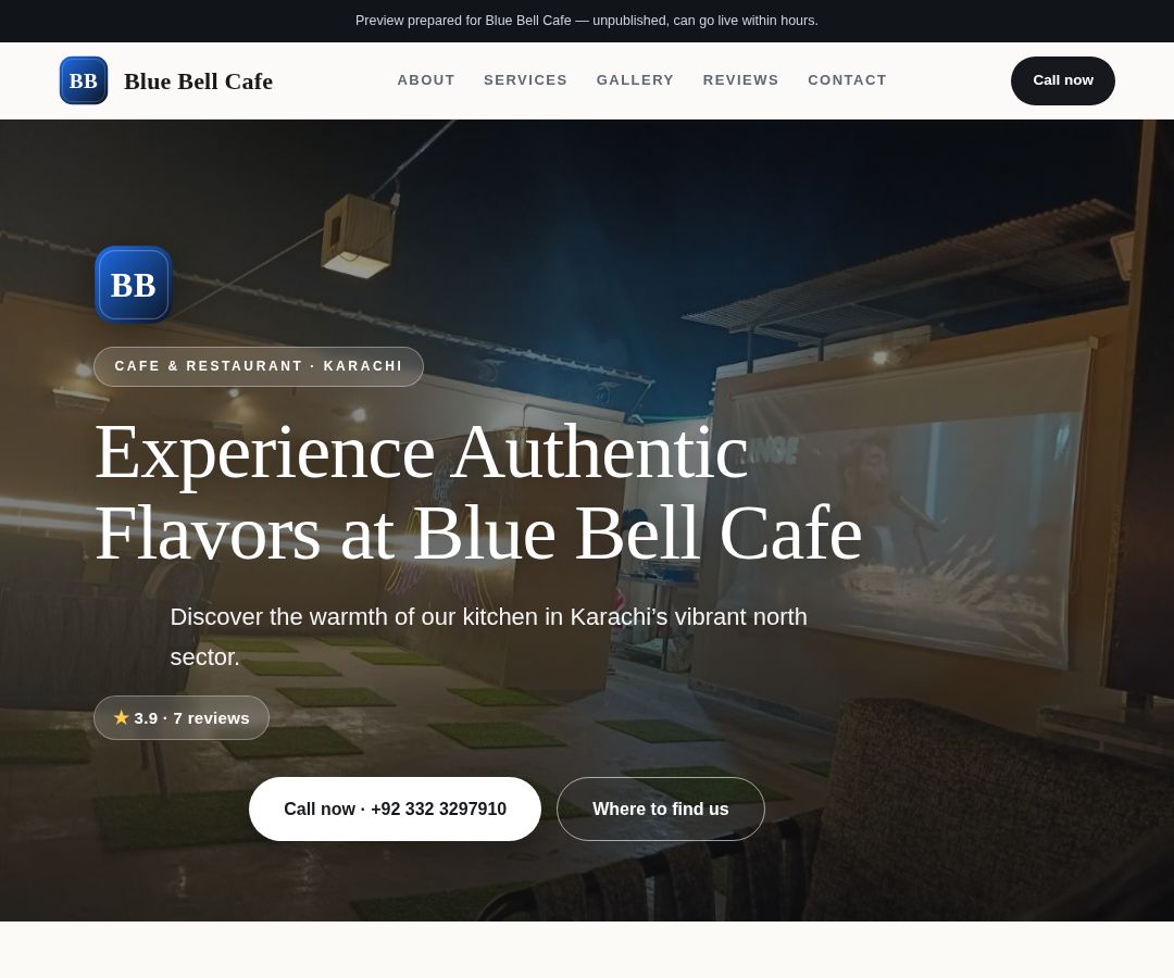 Blue Bell Cafe